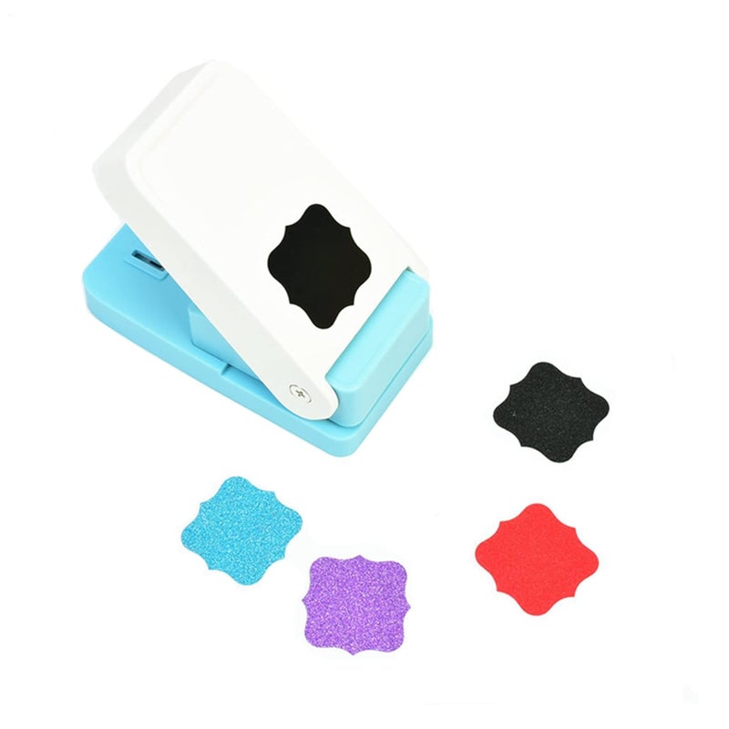 kawendite Cady Handmade Scrapbooking 1-1/2 Inch 38mm Frame Punches Craft Lever Punch Embossing Puncher Fancy Punch (1.5Inch Frame) - Image 1